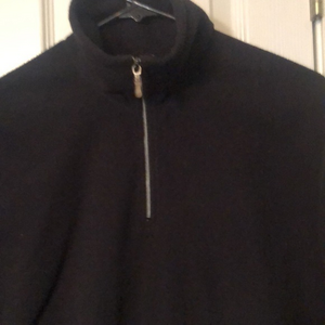 Patagonia Synchilla  ladies‎ black size large silver zipper